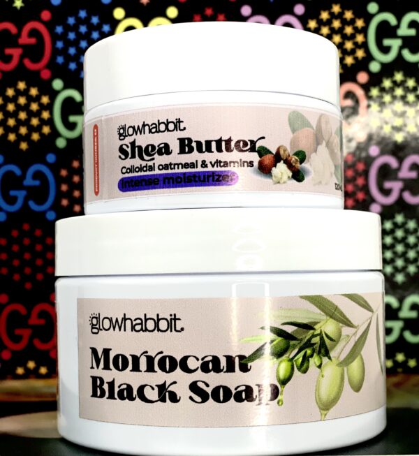 Shea Butter ACDE (100g) + Black Soap(250g)